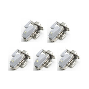 1/5pcs LED Under Cabinet Light Inner Hinge Lamp No Battery Wardrobe Cupboard Sensor Lights Bedroom Kitchen Closet Night Lamp
