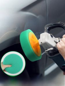 Polyester Honeycomb Waxing Polishing Sponge Wheel Car Paint Mirror Restoration Disk Grinding Automotive Polishing Cloth