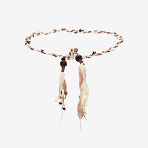 BILLI ZILLY | Thắt lưng thắt eo dệt Bohemian cho nữ Phụ kiện thắt lưng hạt tua rua đa năng Thắt lưng thắt eo dây thừng phong cách dân tộc