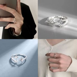 Corinna Star Ring: A Shiny & Stylish Adjustable Opening Design