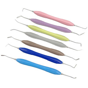 Bộ Dụng Cụ Trám Răng Composite SonrisaDent Gồm 7 Dụng Cụ Bằng Silicon Và Kim Loại Dành Cho Nha Sĩ Phục Hồi Thẩm Mỹ.