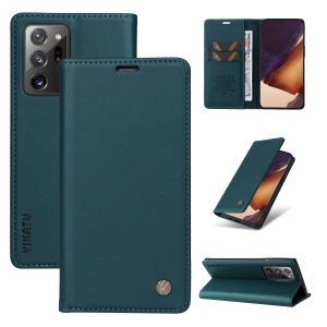 Applicable to Samsung Note20ultra Phone Case Note20 Drop-Resistant Protective Leather Case Full Covered Soft Silicone Flip