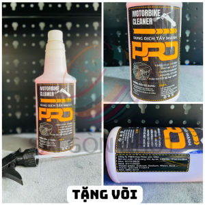 [GIẢM 10%] Dung dịch tẩy rửa nhôm inox Motorbike Cleaner Pro 850ml - chuyên tẩy lốc máy đầu bò...CHÍNH HÃNG