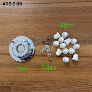 50pcs Fixed lock buckle fixed lock head clothing anti-photo bag lock With Unlock Opener