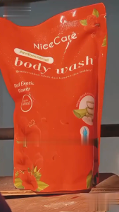 Perawatan Tubuh / Sabun Mandi Cair / Body Wash Anti Bacterial Nice Care Pump Perfume 250 Ml Varian Lavender Cherry Blossom Red Exotic Flower Golden Flower Lily