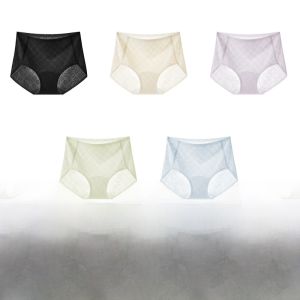 MiiOW | Quần lót tam giác bằng lụa băng không đường may Pure Cotton cạp vừa cho nữ mùa hè 2025 Quần lót kháng khuẩn thoáng khí thoải mái