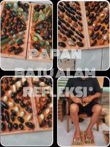 Sandal Terapi Batu Alam Pijat Kaki Refleksi Thera Stone Batu Alami