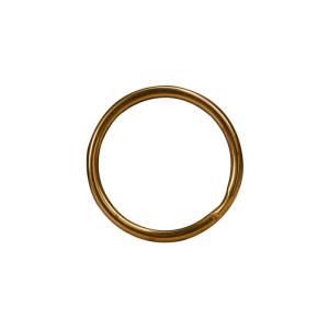 Pure Copper Round Keyring