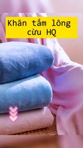 [GIẢM THÊM 10K] Khăn tắm cao cấp kích thước 70x140 cm - khăn tắm siêu thấm hút khử mùi kháng khuẩn mềm mại