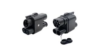 Bộ Chuyển Đổi Sạc EV 250A CCS2 Sang CCS1 AC+DC Bộ Chuyển Đổi Sạc Nhanh Cho Xe Điện Xe Lai PHEV - Không Dùng Cho BMW I3