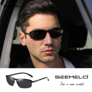 SEEMELO Men’s Polarized Sunglasses Fashion Frameless Sunglasses Driving Sunglasses UV400 Clean Vision Sunglasses Cycling Riding Running Fishing Glasses for Men