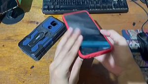 Casing Untuk Samsung Galaxy A52 New Casing Hp Kickstand Armor Belt Clip Robot Terbaru