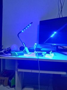 Lampu Aquarium Mata Elang Super Blue
