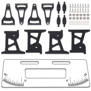 On Road Aluminum Chassis Setup System Set for 1/24 LOSI Micro-B 1/28 Remote Control On-Road Drift Racing Car Upgrade