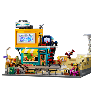 Lumibricks | Mô Hình Xây Dựng Đèn Sân Khấu Trượt Ván Đường Phố Mỹ