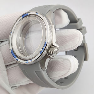 Vỏ Đồng Hồ 40mm NH35 SKX007 SKX009 Núm Vặn Vít Được Khảm Bằng Kính Sapphire Lồi Bằng Thép Không Gỉ Cho Bộ Máy NH35/NH36