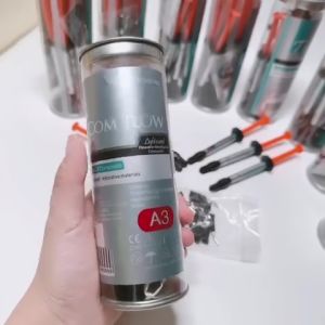 Dental 6Pcs A3 Shelf life 2027 Tcom Composite Flowable Light Cure Composite Resin Filling Fluid Quality original