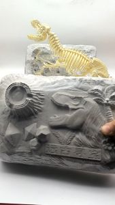 Bộ Đồ Chơi Đào Hóa Thạch Khảo Cổ Sương Khủng Long Khủng Long Siêu To Khủng Lồ Size Siêu to Khung Long Dài 50 cm.