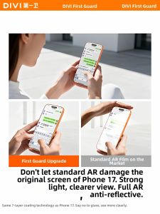 Divi | Anti-Reflection Scratch-resistant Fingerprint-proof Tempered Glass Screen Protector for iPhone