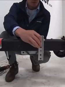 6in8in trailer jack 1200lb galvanised side swing caravan guide wheel