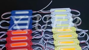 10Pcs 12V-24V LED Module Truck Side Marker Indicator Light Waterproof Self-Adhesive COB 6LED Super Bright for Bus Lorry Trailer Warning Lamp