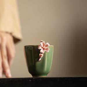 ZHENTAIYUAN | Retro Handcrafted Master Teacup Octagonal Ceramic