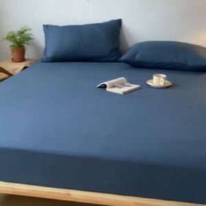 ✅5 IN 1✅Korean Bedsheet Full Garterized Fitted Sheet Single/Double/Queen/King Size No Lukot No Gusot Plain Bedsheet Set Bed Sheets Cover with Garter