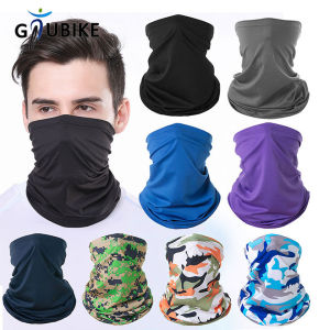 GTUBIKE Ice Silk Bandana Neck Gaiter Breathable UV Protection Hiking Face Mask Outdoor Sports Sunscreen Fishing Face Cover Scarf