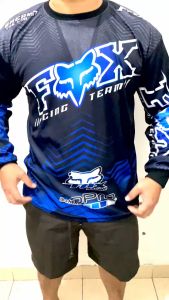 Jersey Motorcross Lengan Panjang Baju Trail Motor Kaos Ofroad Hutan - Sport