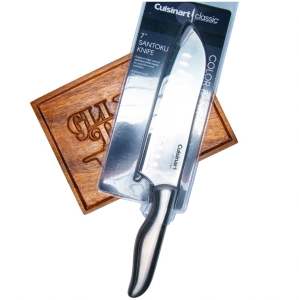 Cuisinart Original/Authentic 7" Santoku Knife With Blade Guard