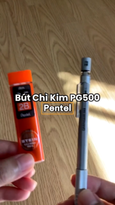 Bút chì kim cơ khí Pentel PG500 bút chì bấm kỹ thuật cao cấp vẽ phác thảo kiến trúc