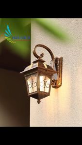 Đèn treo tường ngoài trời gắn tường trang trí