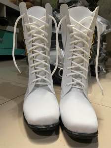 Sepatu PDL gesper2 emas Cewe