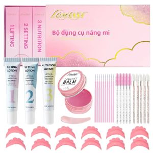 Bộ Sản Phẩm Uốn Mi Lomansa Brow Lift Với Miếng Dán Giữ Mắt Mở Dưỡng Chất Keratin Màng Bọc Giữ Nếp Kích Thước Đầy Đủ Để Tạo Kiểu Lông Mi