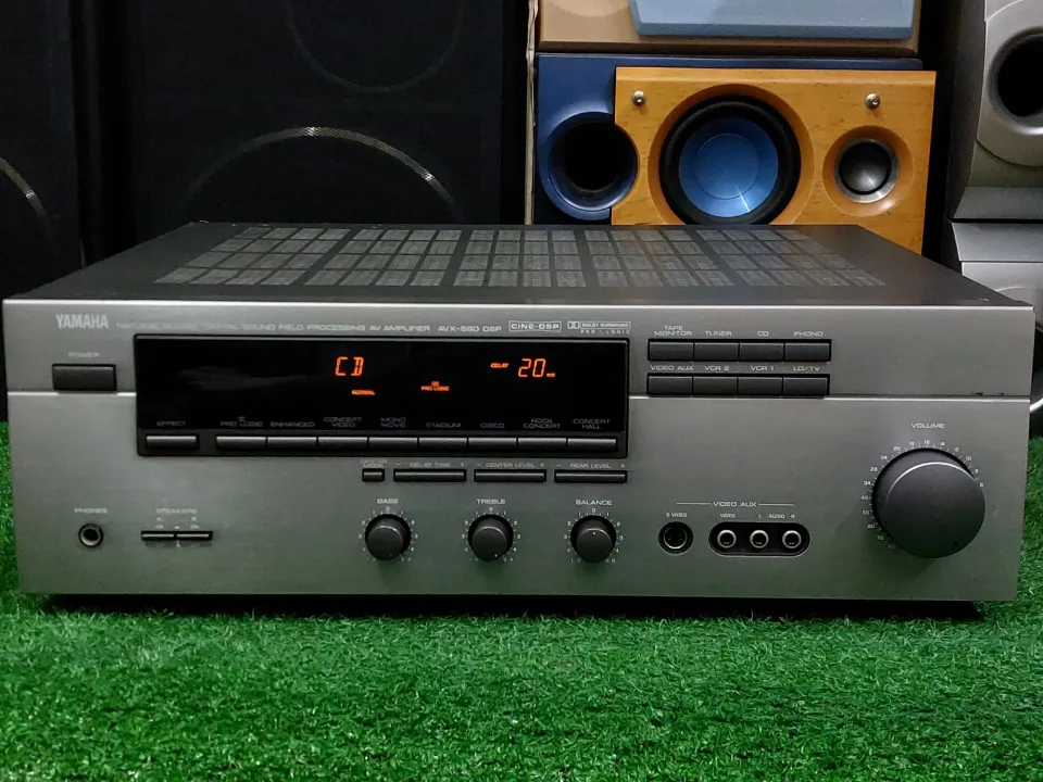 แอมป์YAMAHA รุ่น AVX-590DSP จากญี่ปุ่นมือสอง ใช้ไฟ100ต้อง