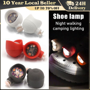 1Pcs Waterproof Shoe Light Outdoor Camping Charms Adult Kids Shoe Decoration Headlights for Accessories