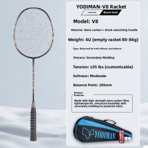 YODIMAN | Carbon Fiber Ultra-Light Control Racket
