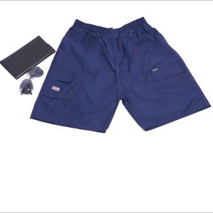 2024 summer middle-aged mens casual ultra-thin loose beach shorts