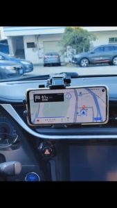 SEAMETAL Car Phone Holder Automotive Waterfall Washable Suction Cup Phone Mount For 4-7 Inche Dashboard Cellphone Holder