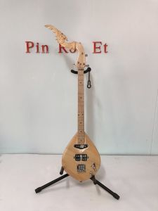 พิณไฟฟ้าคุณภาพสูงระดับออกงานไม้โมก 3สาย3คอนแทก15เฟรต