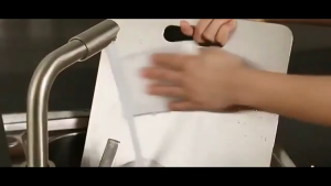 [SG Stock]304 Stainless Steel Chopping Board Double-Sided Non-slip Chopping Board Anti-Bacterial Kitchen Cutting Board