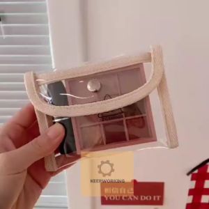 Keep Working Card Student Girl Ins Coin Wallet Transparent Fashion Cute Portable Bus