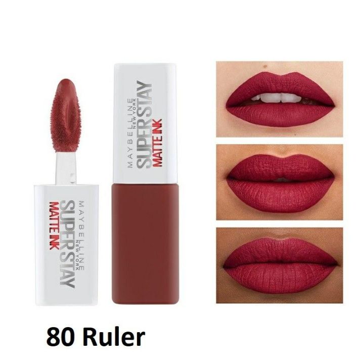 100% original mini liquid Maybelinee code red ruler 80 comey 2.7ml gift ...