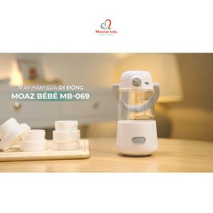 Máy hâm sữa di động cho bé Moaz BeBe MB069 máy ủ bình sữa không dây tiện lợi - Monnie Kids