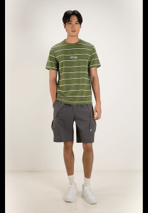 Skechers Men Skechers Authentic - Lounge Short Sleeve Tee - SL425M404-0104  Lelaki