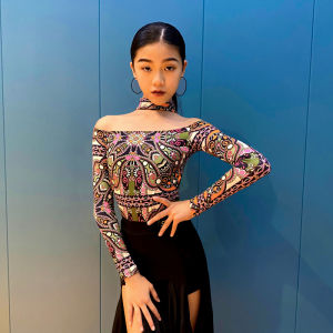 conny | Trang Phục Nhảy Latin Tay Dài Thời Trang