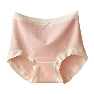 Anyoumian | Pure Cotton High Waist Seamless Plus Size Body-hugging Simple Comfortable Womens Triangle Briefs