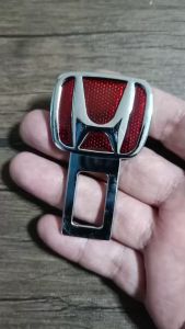 ส่งจากไทย 1 อัน ตัวหลอกเข็มขัดนิรภัย เพื่อตัดเสียงเตือน สีโครเมียม ฮอนด้า