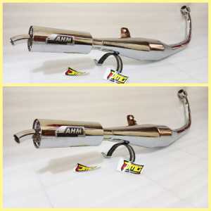 KNALPOT SATRIA 2TAK HIU/LUMBA STANDAR RACING SUARA GARING