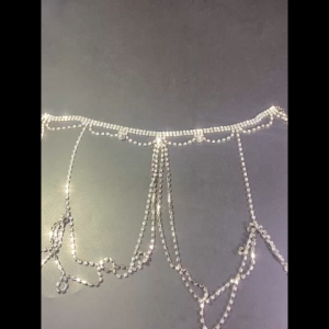 Multilayer Bridal Shoulder Body Chain Wedding Dress Collar Pendant Necklace Women Party Body Jewelry